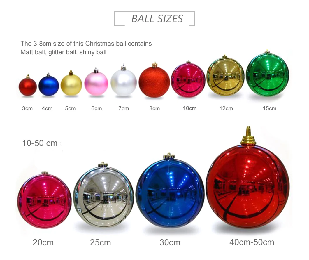 New Design Christmas Ball Set Holiday Festival Party Decoration Supplies Hook Ornament Craft Gifts