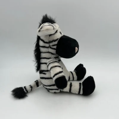 Atacado personalizado de alta qualidade OEM/ODM infantil de pelúcia animal macio Zebra chupeta titular brinquedos macios