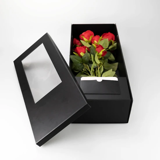 Atacado 2022 Nova Idéia Flores Artificiais Conjuntos de Caixas de Presente de Dia dos Namorados Eterno Feliz Dia dos Namorados Preservados Presentes de Rosa a granel