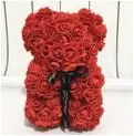 Atacado 40 cm de espuma de rosa urso presente de natal dia dos namorados aniversário festival decoração presente